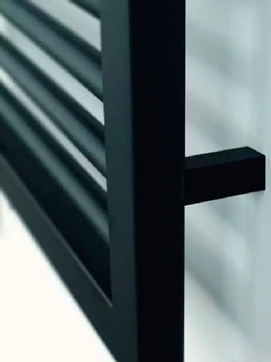 Полотенцесушитель водяной лесенка Lazzarini Asti 1813х500 антрацит матовый 384847