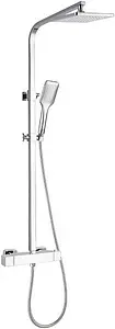 Душевая система с термостатом для душа SMARTsant Квадро хром SM1212AA Душевая система с термостатом для душа SMARTsant Квадро хром SM1212AA, 1