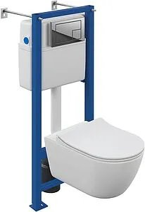 Комплект 6 в 1 Cersanit Nature Oval CO DPL EO/Vector/Corner 64576 с кнопкой Corner хром глянцевый Комплект 6 в 1 Cersanit Nature Oval CO DPL EO/Vector/Corner 64576 с кнопкой Corner хром глянцевый, 1