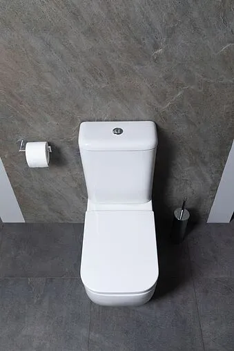 Унитаз-компакт безободковый Allen Brau Infinity белый 4.21001.20+4.21002.20