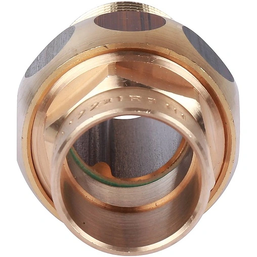 Американка пайка прямая переходная (плоское уплотнение) 22мм x 1"н Sanha 4331g 14331221