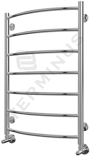 Полотенцесушитель водяной лесенка Terminus Классик П7 500х796 полированная сталь 4670030726285
