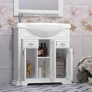 Тумба под умывальник напольная Opadiris Риспекто 80 белый матовый 00-00006024, 4