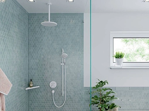 Душевая штанга Hansgrohe Unica S Puro 90 белый матовый 28631700