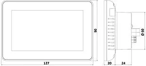 Беспроводная панель управления контроллером TECH ST-M-8n черный WG.20.0140, 2