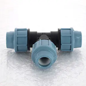 Тройник компрессионный соединительный 20мм x 20мм x 20мм Unidelta 1005020000, 5