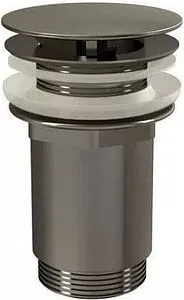 Выпуск без перекрытия для раковины без перелива Ravak графит матовый X01839, 1