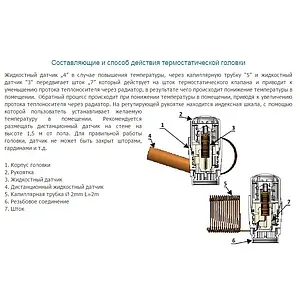 Головка термостатическая M28X1.5 Schlosser Brillant белый 600300002 Головка термостатическая M28X1.5 Schlosser Brillant белый 600300002, 4