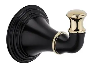 Крючок Fixsen Luksor чёрный/золото FX-71605B Крючок Fixsen Luksor чёрный/золото FX-71605B, 1