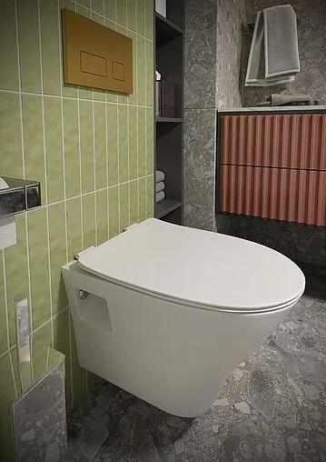 Унитаз подвесной безободковый Toni Arti Lamoli белый TA-LL4937