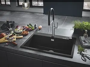Мойка кухонная Grohe K700-78 черный гранит 31652AP0 Мойка кухонная Grohe K700-78 черный гранит 31652AP0, 4