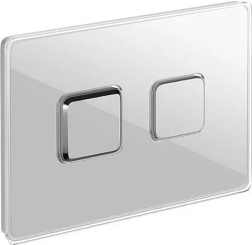 Клавиша смыва для унитаза Cersanit Accento Square 63530 белый глянцевый