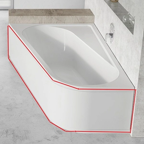 Панель для ванны фронтальная левая Ravak CHROME 160x105 L белый CZA5100A00