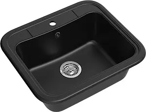 Мойка кухонная Ewigstein Antik A-60 черный Мойка кухонная Ewigstein Antik A-60 черный, 1