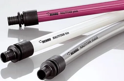 Труба сшитый полиэтилен Rehau Rautitan pink 20 x 2.8 мм PE-Xa EVAL бухта 120м 11360523120