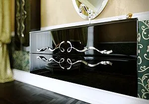 Тумба-умывальник подвесная Clarberg Due Amanti Т12/BLK 120 чёрный DUE0112BLK+DUER8CR+El.12.04.D Тумба-умывальник подвесная Clarberg Due Amanti Т12/BLK 120 чёрный DUE0112BLK+DUER8CR+El.12.04.D, 4