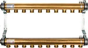 Группа коллекторная распределительная 10 отводов 1"в/в x ¾"ек Watts HKV/A 10004554 Группа коллекторная распределительная 10 отводов 1"в/в x ¾"ек Watts HKV/A 10004554, 1