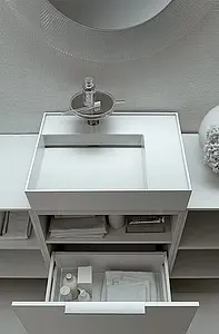 Раковина Laufen Kartell 60 R белый 8.1033.4.000.104.1 Раковина Laufen Kartell 60 R белый 8.1033.4.000.104.1, 3