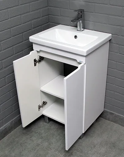 Тумба под умывальник напольный Айсберг Como 50 белый DA2503T