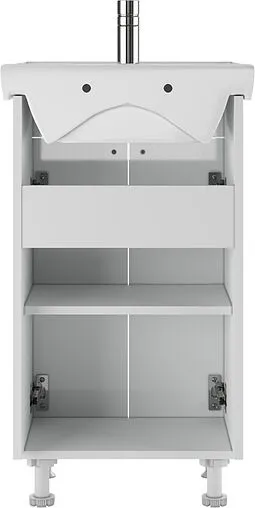 Тумба-умывальник напольная Айсберг Промо 50 белый DP2613T+4607152363494