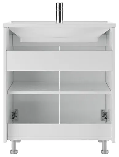 Тумба-умывальник напольный Айсберг Мечта 70 белый DM2323T+4620008197746