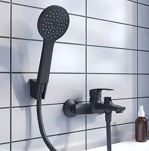 Смеситель для ванны IDDIS Ray чёрный матовый RAYBL02i02, 5