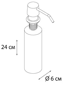 Дозатор для жидкого мыла Fixsen Hotel хром FX-31012C Дозатор для жидкого мыла Fixsen Hotel хром FX-31012C, 3