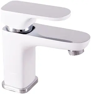 Смеситель для раковины Rav Slezak Yukon белый/хром YU126.5CB Смеситель для раковины Rav Slezak Yukon белый/хром YU126.5CB, 1