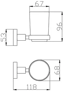 Стакан Rav Slezak Colorado хром COA0201, 2