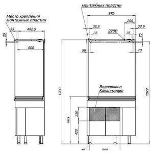 Зеркало с подсветкой Aquanet Корнер 80 L белый 00158820 Зеркало с подсветкой Aquanet Корнер 80 L белый 00158820, 3