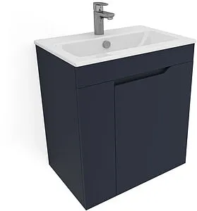 Тумба-умывальник Aquanet Практика 60 маренго 00330454+44060, 1