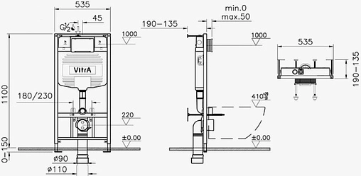 Комплект 5 в 1 VitrA S20 L-box 9004B003-7207 с кнопкой Uno 730-0180EXP хром глянцевый Комплект 5 в 1 VitrA S20 L-box 9004B003-7207 с кнопкой Uno 730-0180EXP хром глянцевый