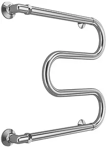 Полотенцесушитель водяной Terminus М-образный AISI 1&quot; БШ 500х500 полированная сталь 4620768880926, 1