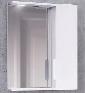 Шкаф-зеркало Jorno Moduo Slim 60 белый Mod.03.60/W, 4