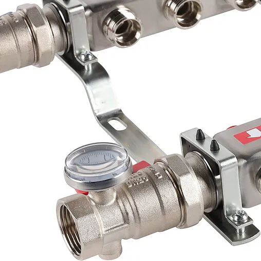 Группа коллекторная без расходомеров 3 отвода 1&quot;в/в x ¾&quot;ек Rommer RMS-3210-000003