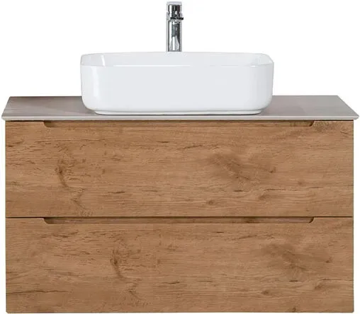 Тумба-умывальник подвесная BelBagno ETNA 100 Rovere Nature ETNA-1000-2C-SO-RN-P+