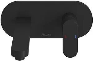 Смеситель для раковины из стены Ravak Chrome чёрный матовый X070430 Смеситель для раковины из стены Ravak Chrome чёрный матовый X070430, 3