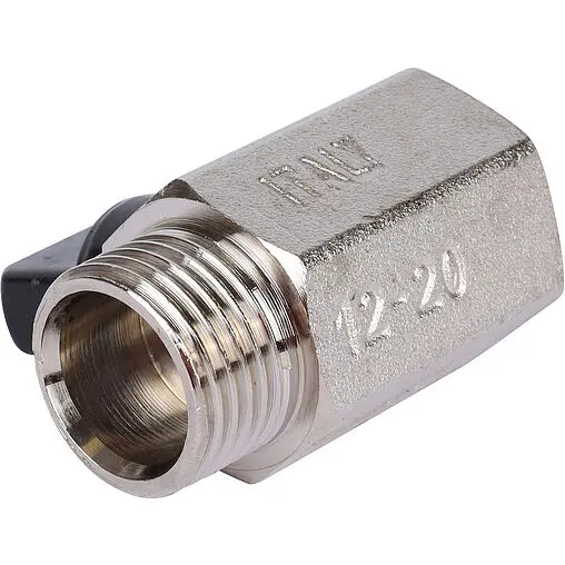 Кран шаровый мини ½"в x ½"н Bugatti Kansas 08050021