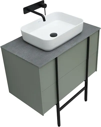 Тумба под умывальник подвесная Allen Brau Reality 80 олива 1.32005.CGM