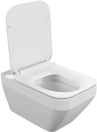 Комплект 6 в 1 Cersanit Crea Square CO DPL EO slim 64442 с кнопкой Estetica хром глянцевый