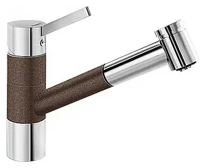 Смеситель для кухни с выдвижным изливом Blanco Tivo-s кофе 517618 Смеситель для кухни с выдвижным изливом Blanco Tivo-s кофе 517618, 1