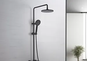 Душевая система со смесителем для ванны Aquatek Бетта чёрный матовый AQ2140MB Душевая система со смесителем для ванны Aquatek Бетта чёрный матовый AQ2140MB, 5