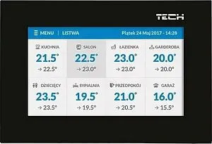 Беспроводной контроллер зонального управления Wi-Fi 16 зон НЗ 230В TECH ST-16S WiFi черный WG.20.0086, 4