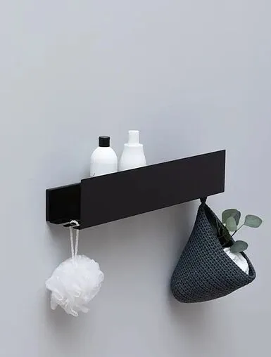 Полка Aquanet Магнум 60 чёрный матовый 00274182