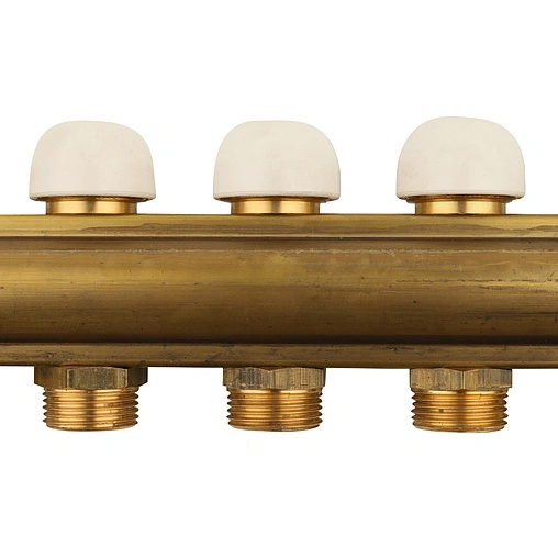 Группа коллекторная с расходомерами 10 отводов 1&quot;в/в x ¾&quot;ек Tiemme 3870011