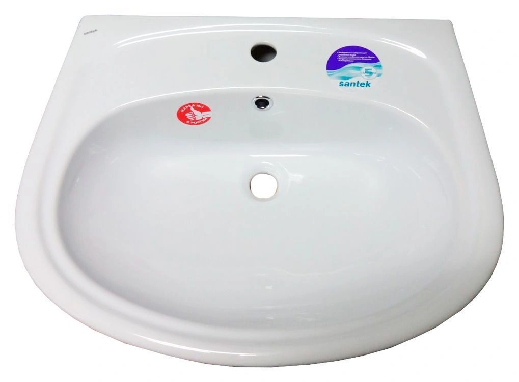 Раковина Santek Анимо 50 белый 1WH110496 Раковина Santek Анимо 50 белый 1WH110496