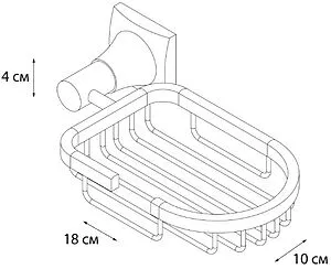 Мыльница Grampus Ocean хром GR-2009 Мыльница Grampus Ocean хром GR-2009, 2