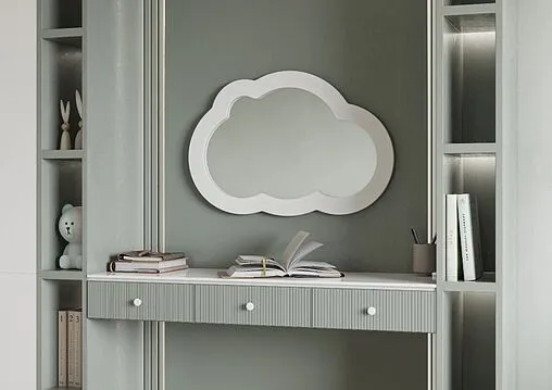 Зеркало Aquaton Каспер Облако 52 белый матовый 1A283602CRE20