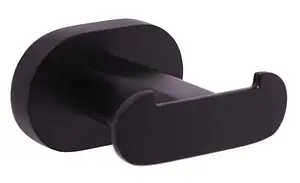 Крючок двойной Rav Slezak Yukon чёрный матовый YUA0102CMAT Крючок двойной Rav Slezak Yukon чёрный матовый YUA0102CMAT, 1