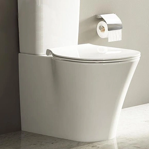 Унитаз-компакт безободковый Ideal Standard Connect Air AquaBlade белый E013701+E073401